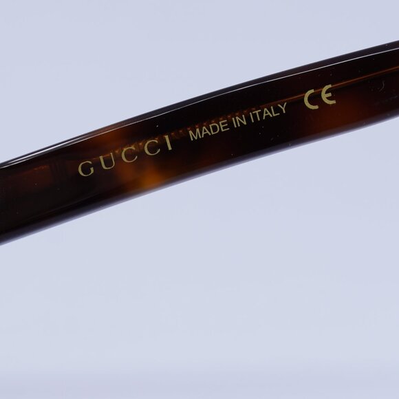 Gucci GG0420O 002 Eyeglasses Havana 52mm Square Frame main image 8
